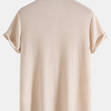 Men's Textured Polo – Short Sleeve