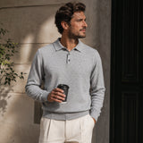 Men's Merino Polo Jumper – Pure Merino Wool