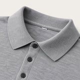 Men's Merino Polo Jumper – Pure Merino Wool