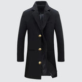Men's Wool Overcoat – Tailored Fit