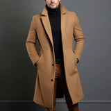Men's Wool Overcoat – Tailored Fit