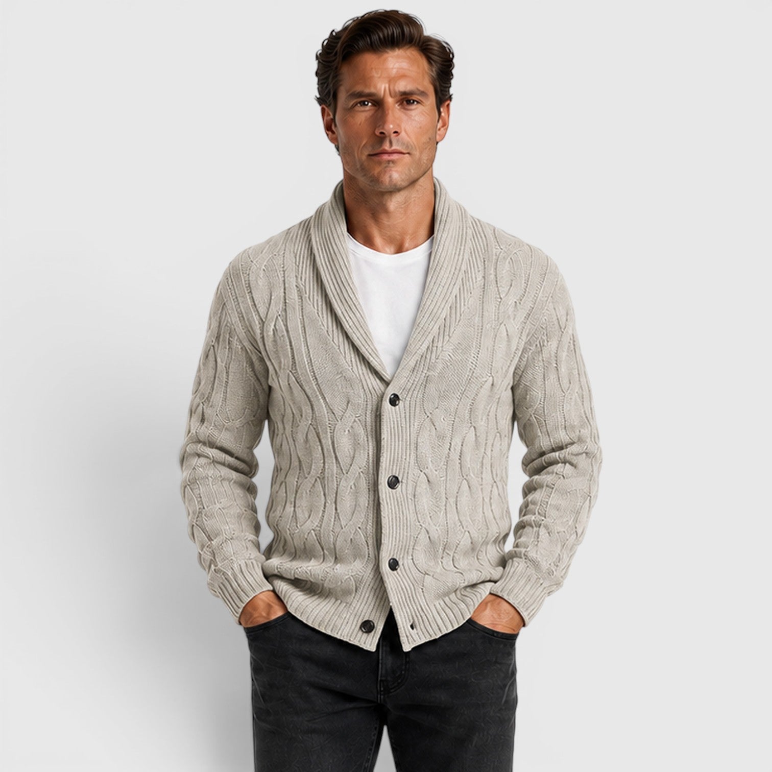 Men's Chenille Cardigan – Soft & Cosy