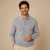 Men's Merino Polo Jumper – Pure Merino Wool